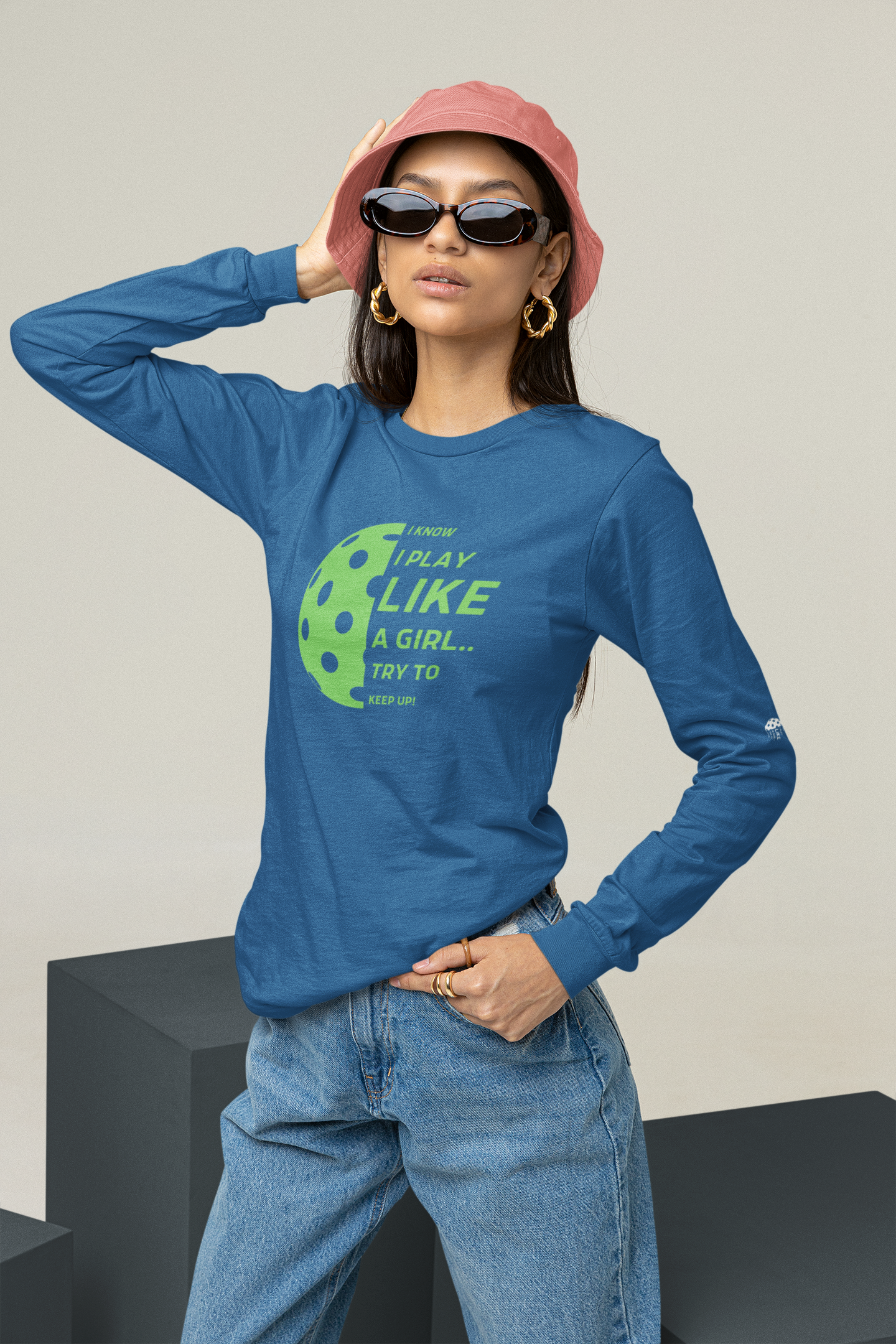 Ultra Cotton Long Sleeve Tee (GREEN GRAPHIC)