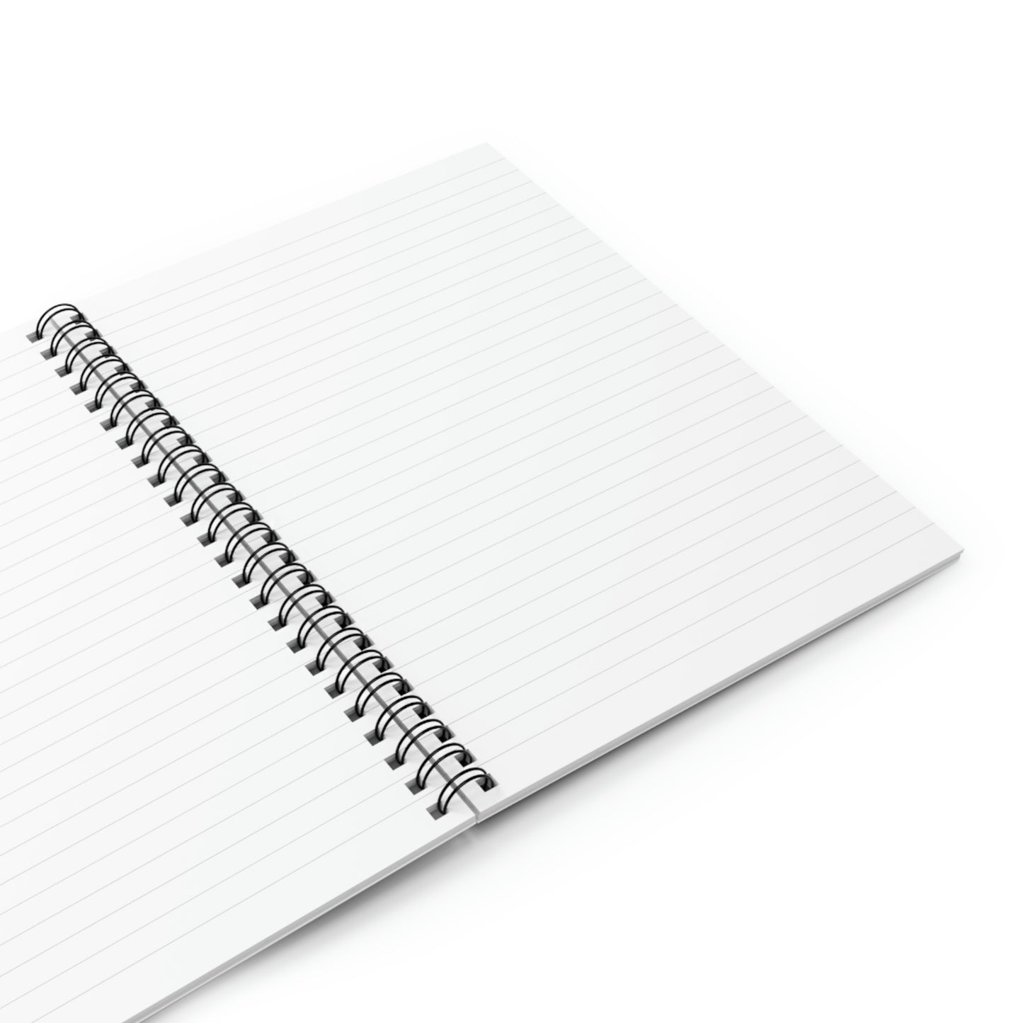Spiral Notebook - Ruled Line (Green Graphic)