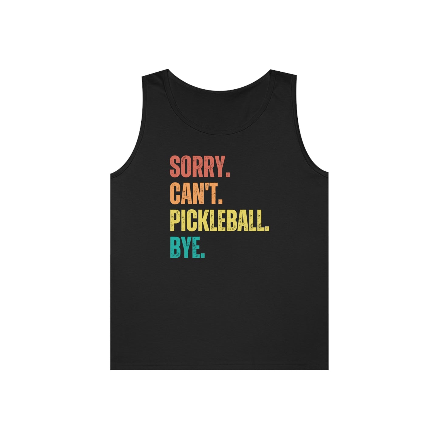 Sorry. Can't. Pickleball. Bye.