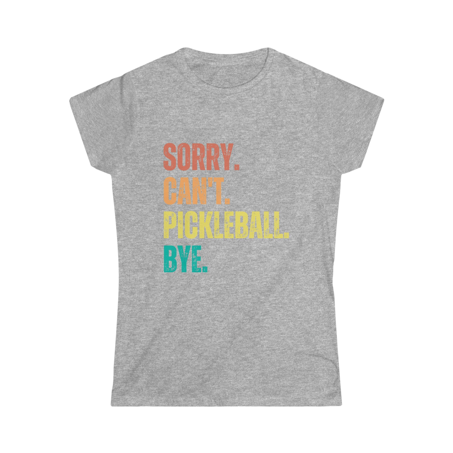Sorry. Can't. Pickleball. Bye.