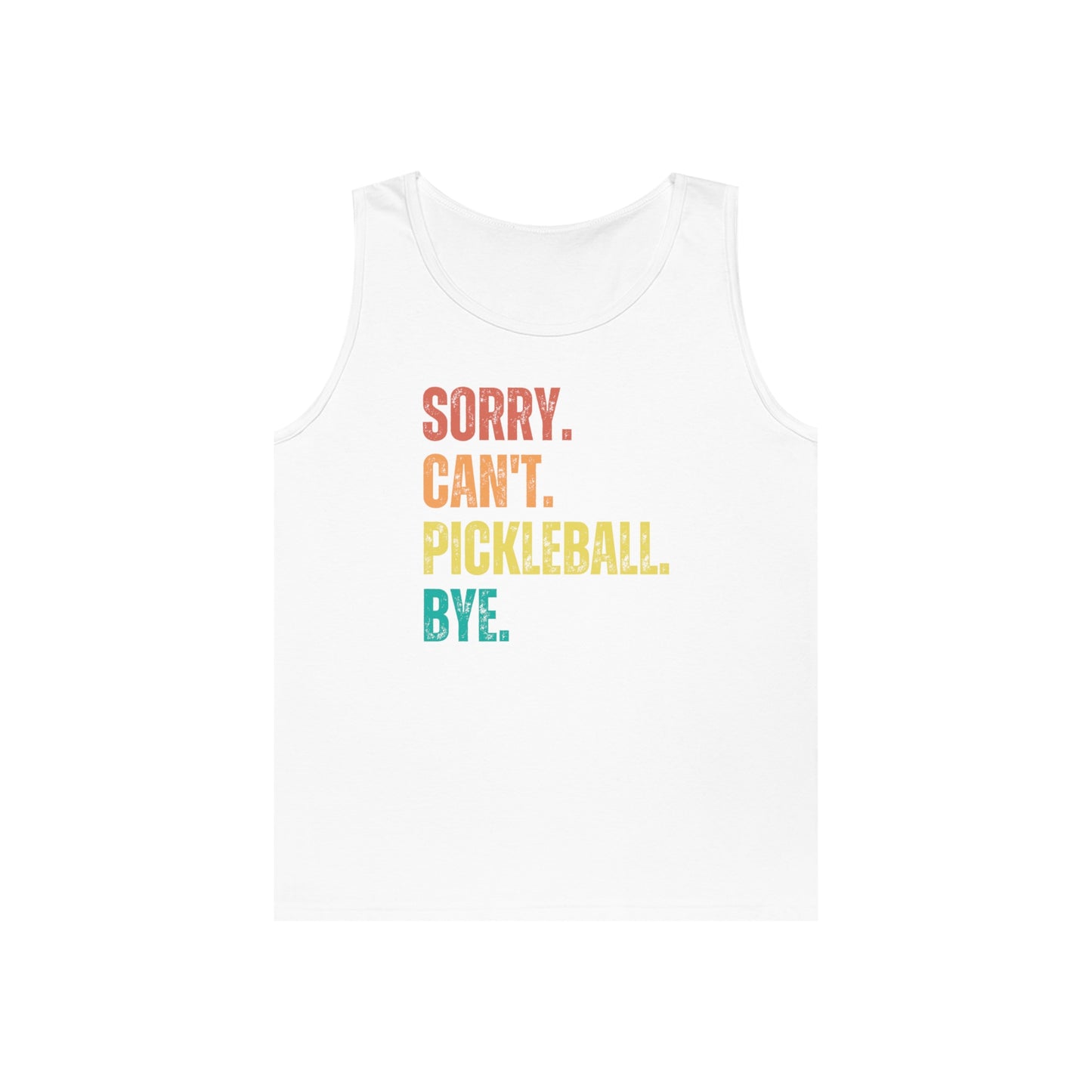 Sorry. Can't. Pickleball. Bye.