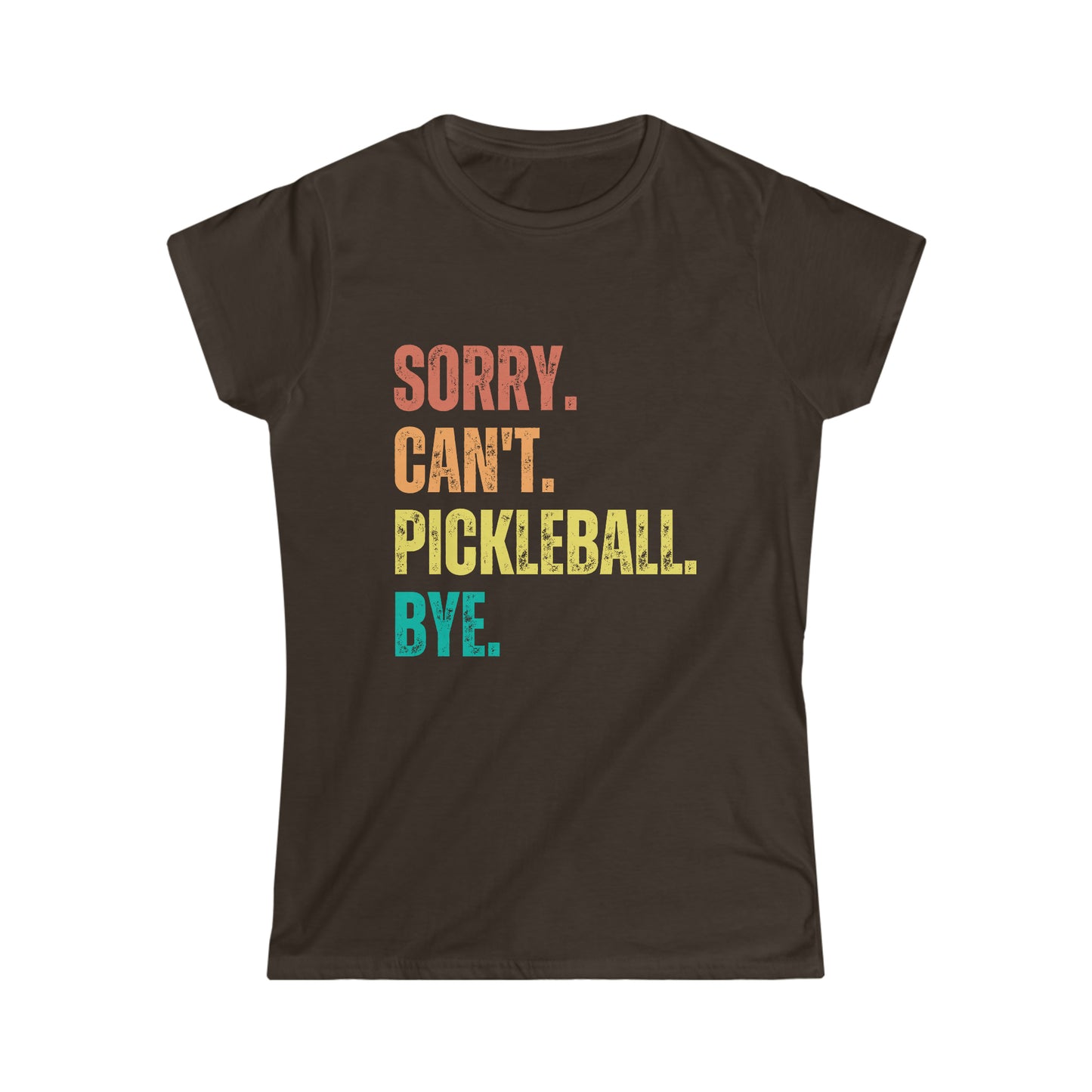 Sorry. Can't. Pickleball. Bye.