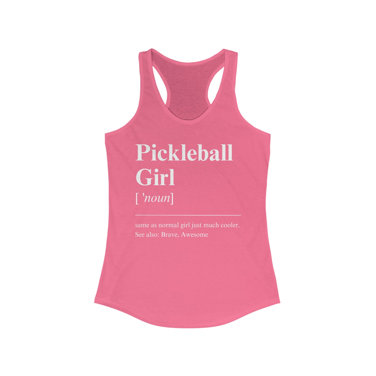 Pickleball Girl [ 'noun]