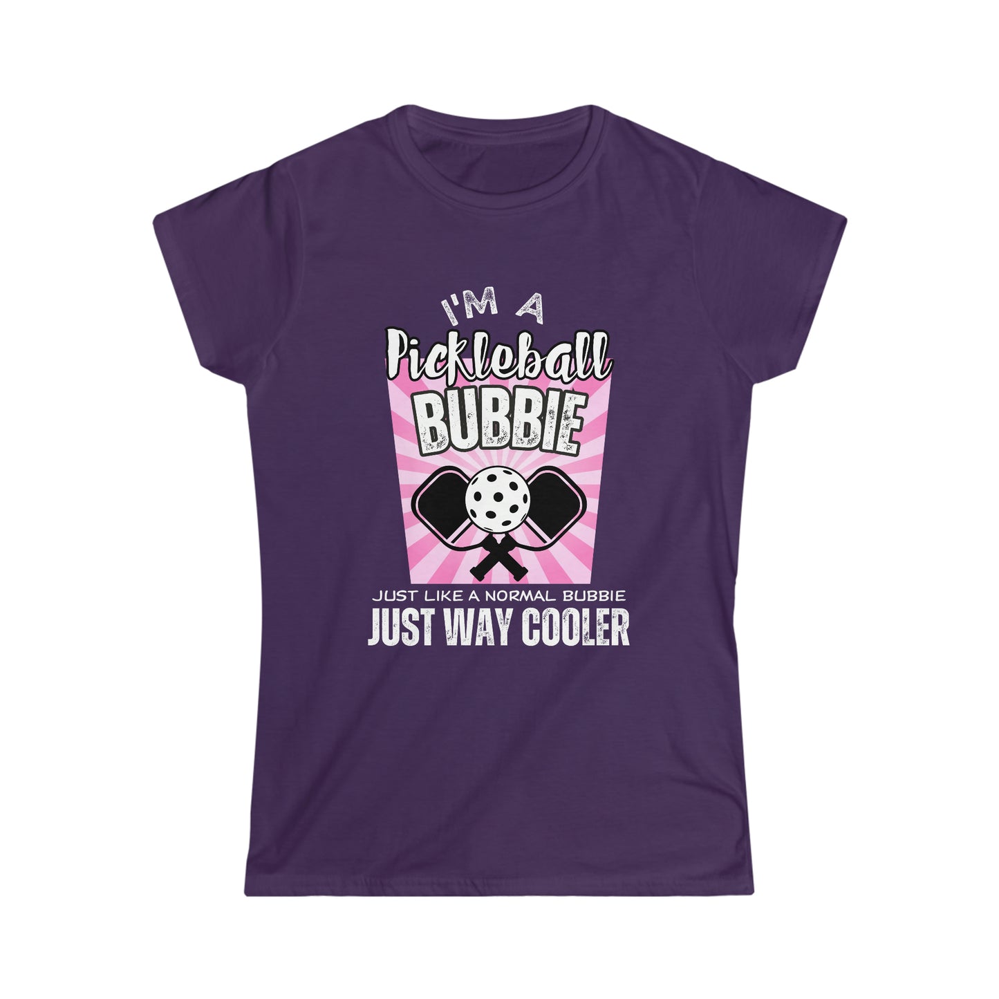 I'm a Pickleball Bubbie - Women's Softstyle Tee 1