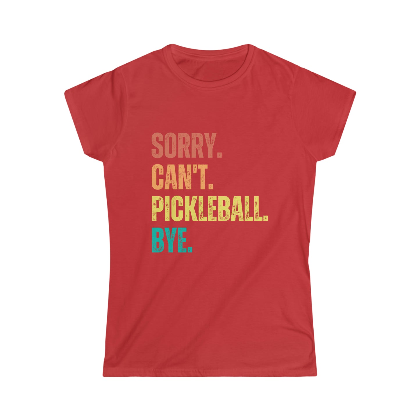 Sorry. Can't. Pickleball. Bye.