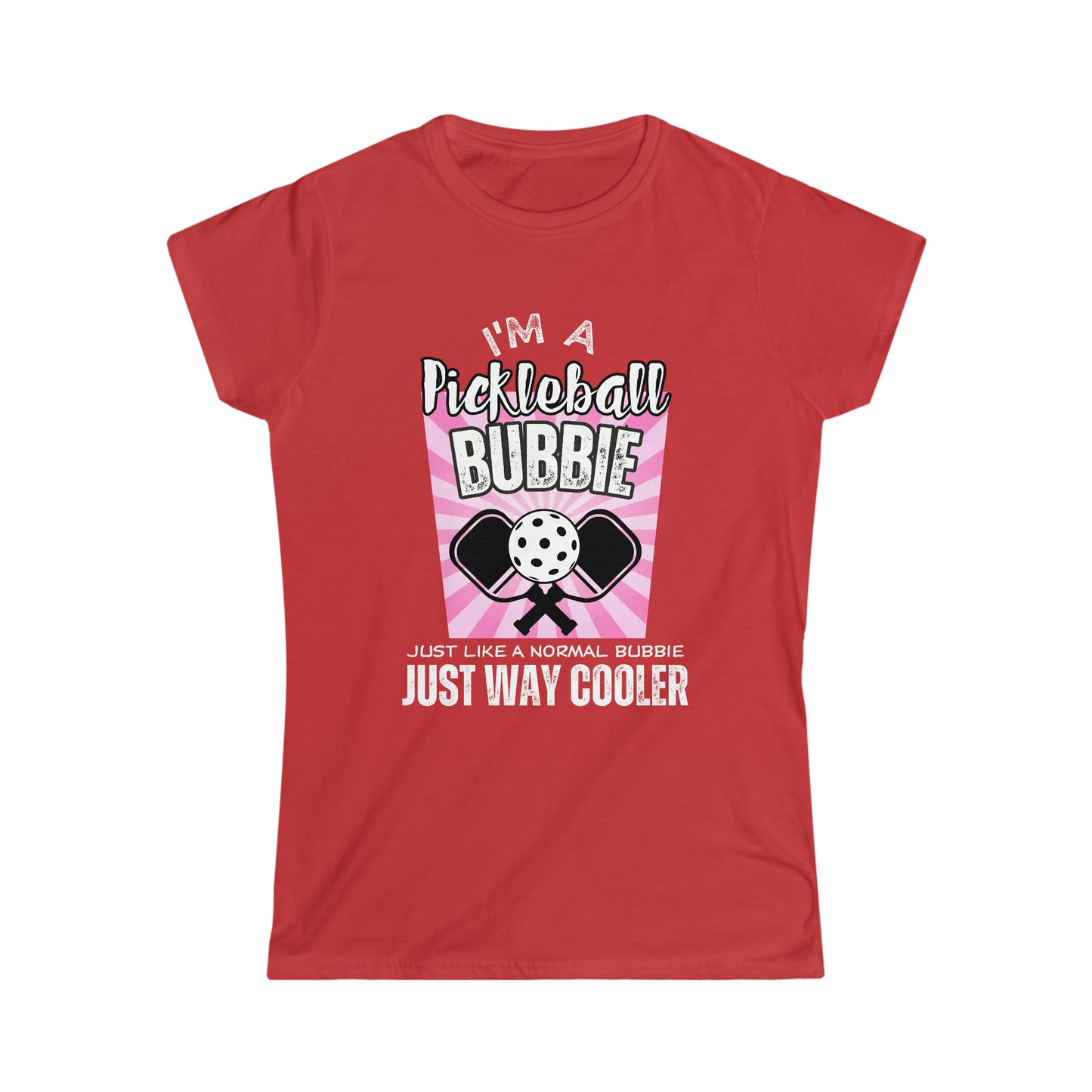 I'm a Pickleball Bubbie - Women's Softstyle Tee 1
