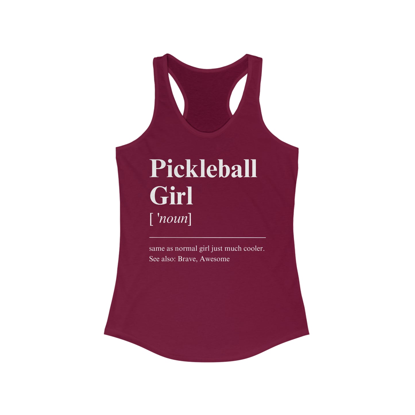 Pickleball Girl [ 'noun]