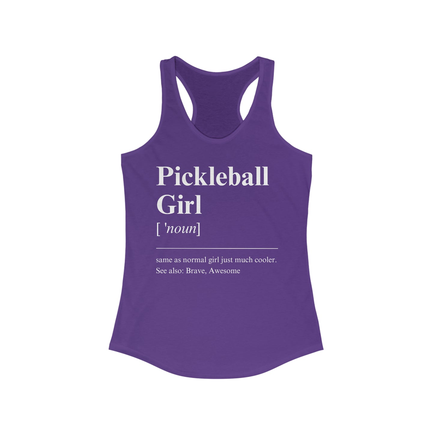 Pickleball Girl [ 'noun]