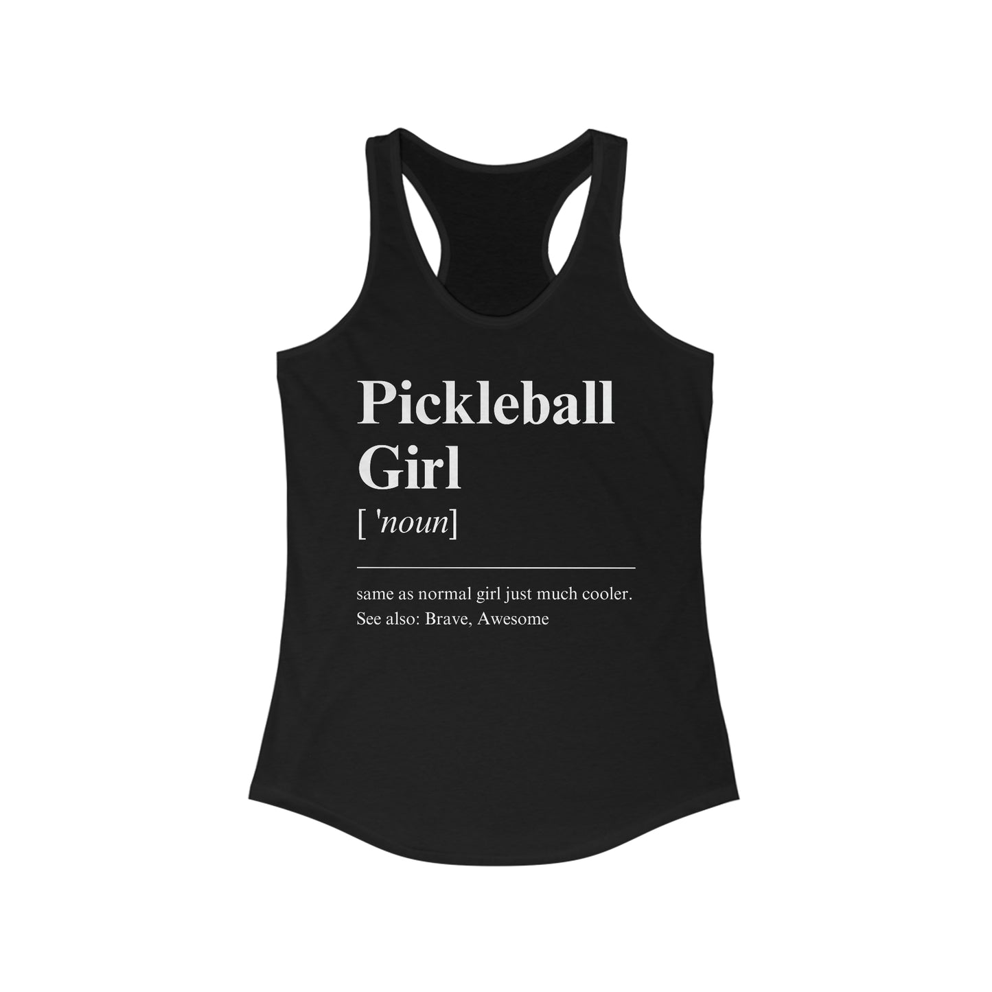 Pickleball Girl [ 'noun]