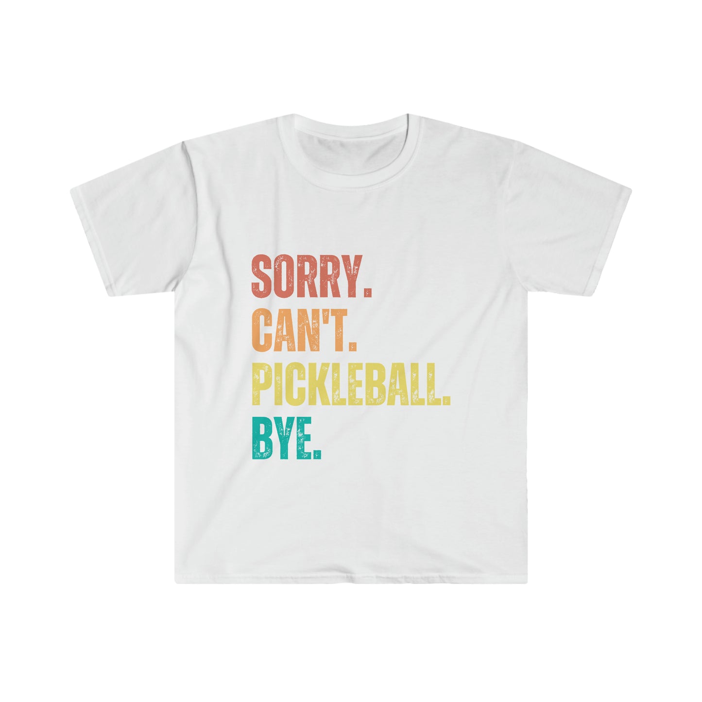Sorry. Can't. Pickleball. Bye.