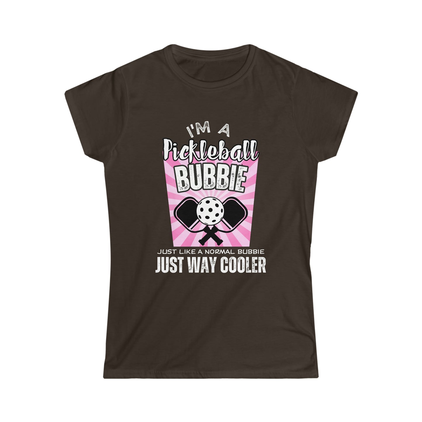 I'm a Pickleball Bubbie - Women's Softstyle Tee 1