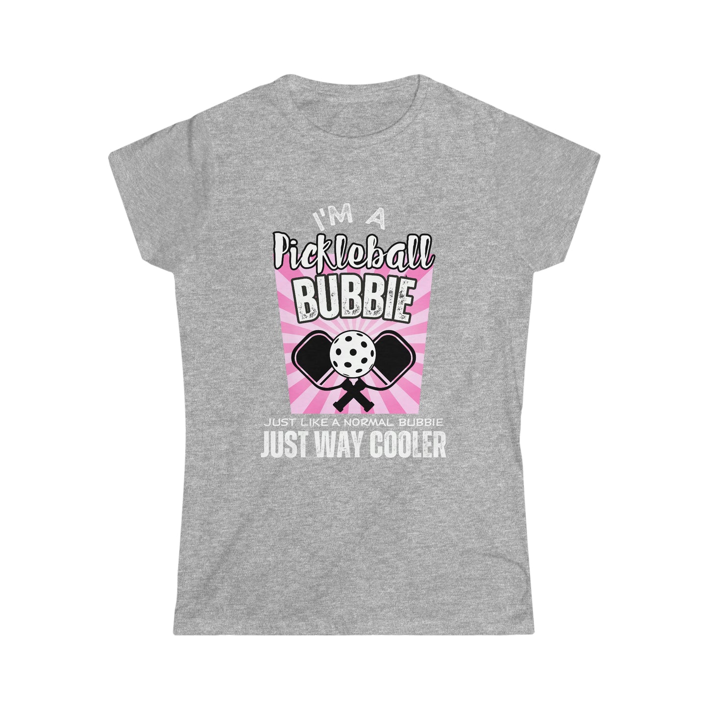 I'm a Pickleball Bubbie - Women's Softstyle Tee 1