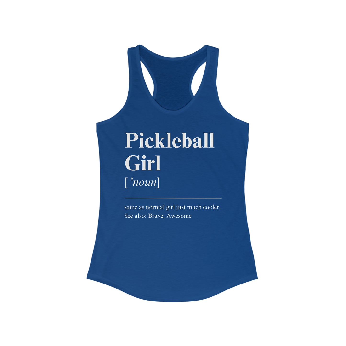 Pickleball Girl [ 'noun]