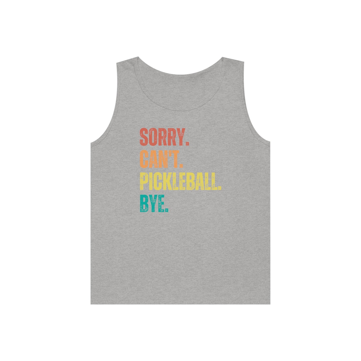 Sorry. Can't. Pickleball. Bye.
