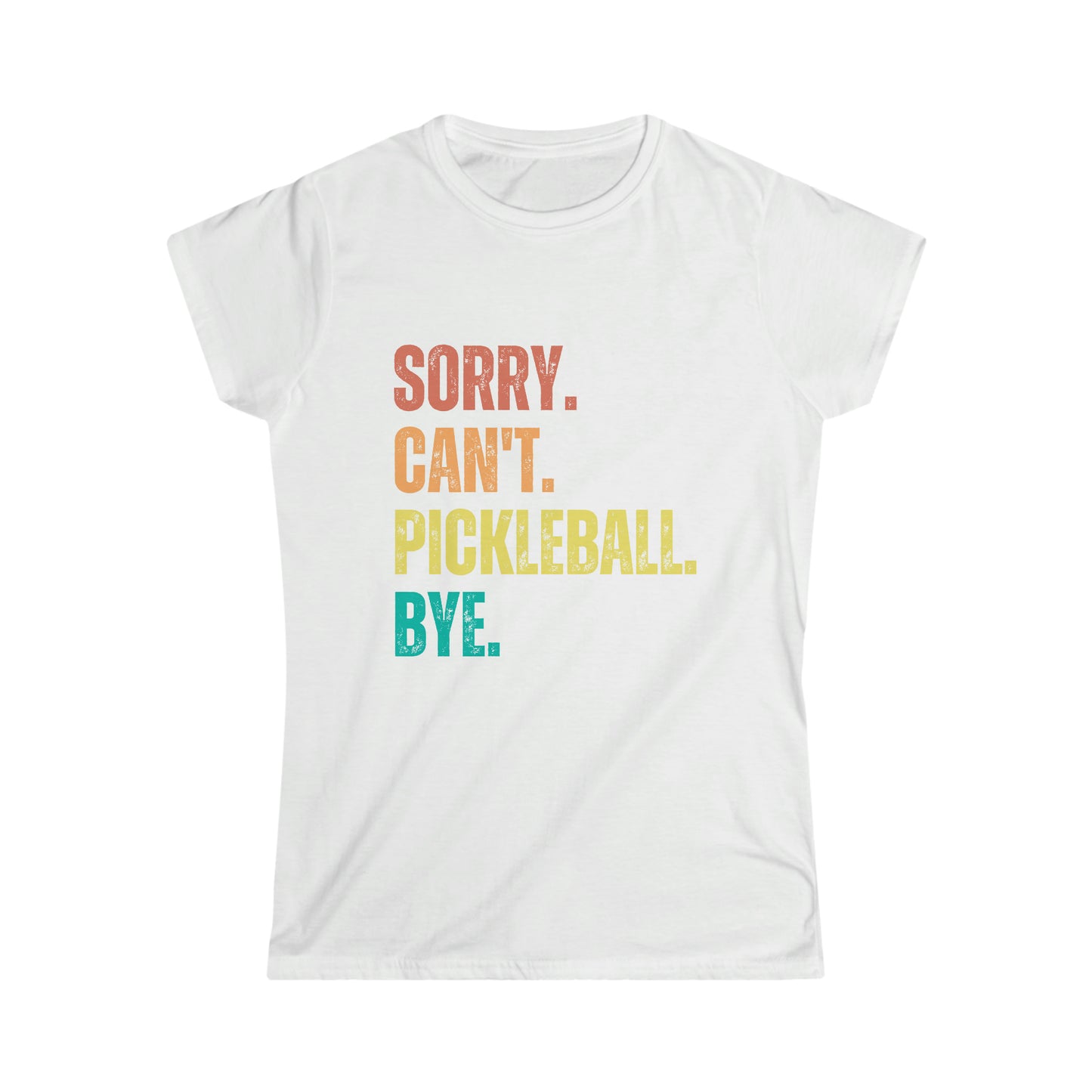 Sorry. Can't. Pickleball. Bye.