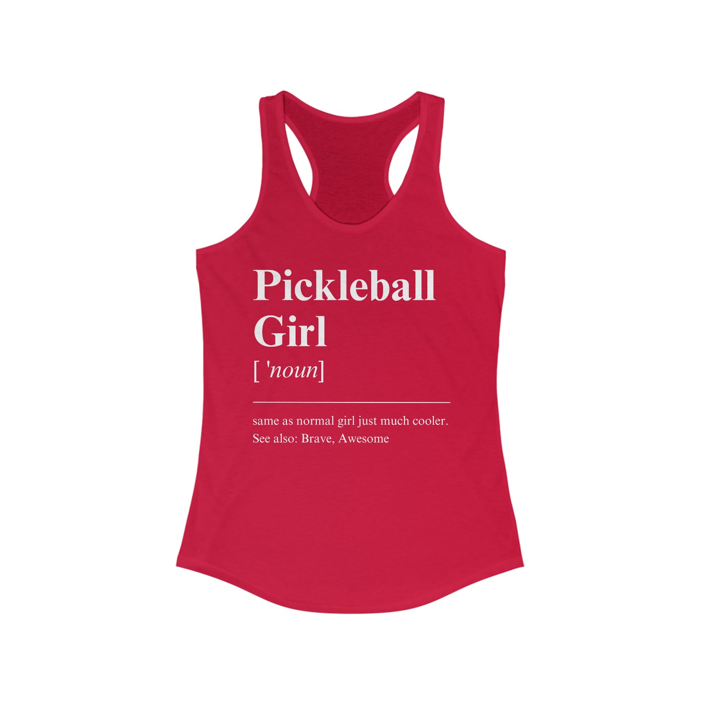 Pickleball Girl [ 'noun]